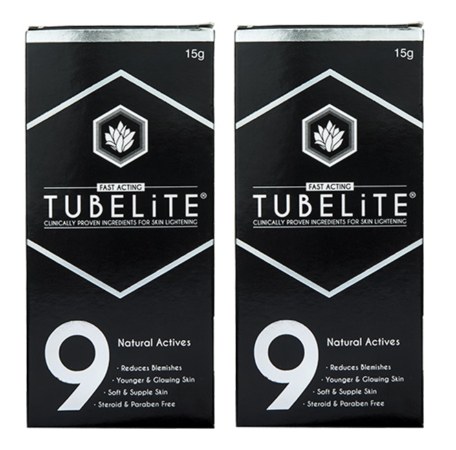TUBELiTE Skin Lightening Cream 15gm Pack Of 2