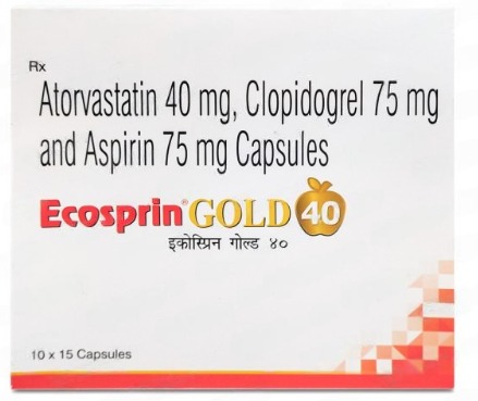 Ecosprin Gold 40 Capsule,15's packof 1