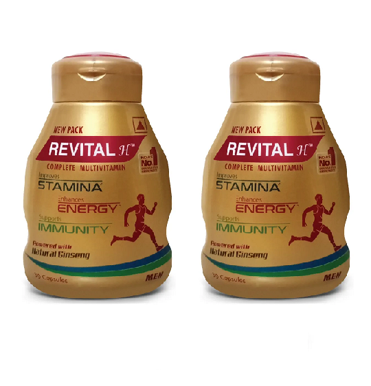 Revital H Complete Multivitamin for Men, 30 Capsules Pack Of 2