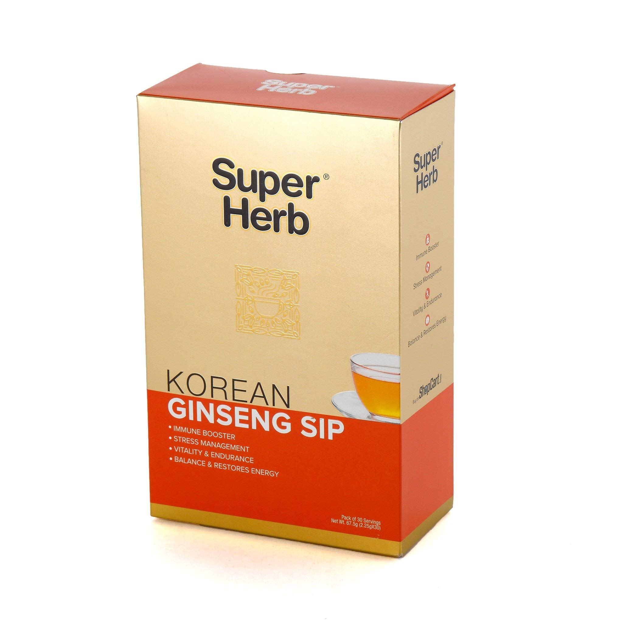Super Herb Korean Ginseng Sip 2.25gm 30's  