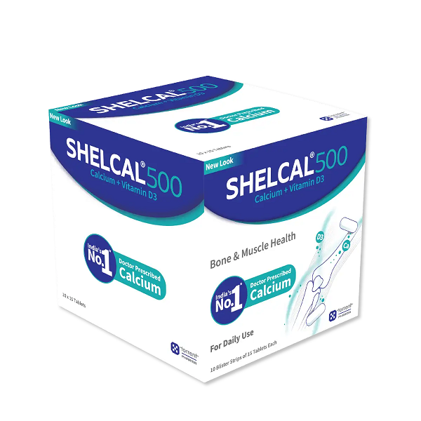 Shelcal-500 Tablet 15's Pack Of 2