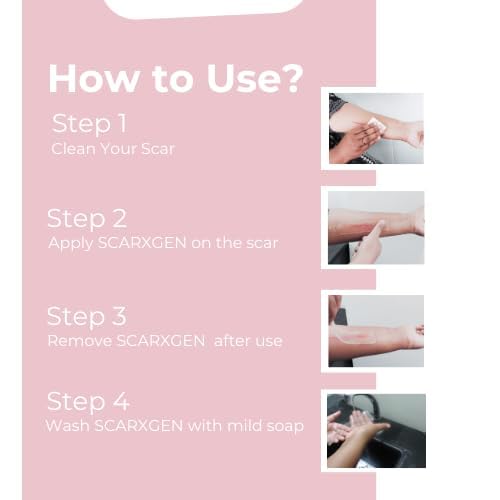 Scarxgen Silicone Gel Sheet 12cm x 15cm