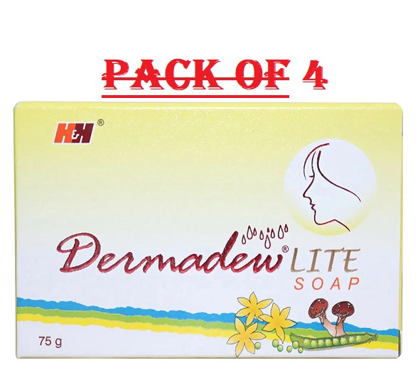 Dermadew Lite soap 75gm Pack Of 4