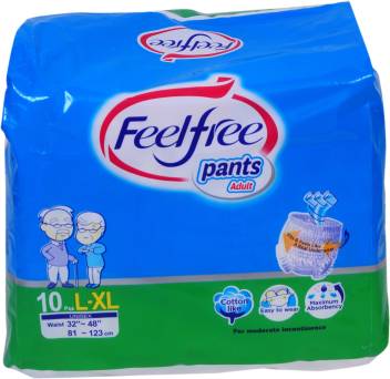 FeelFree Adult Diapers L - XL 10`S 