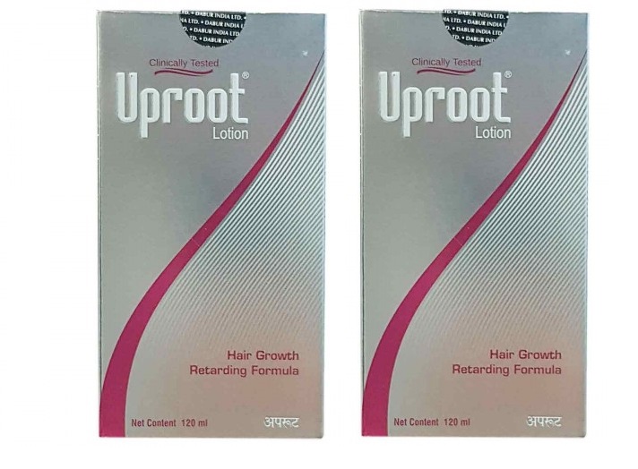 Uproot Lotion Hair Growth Retarding Formula  120 ml PACK OF 2