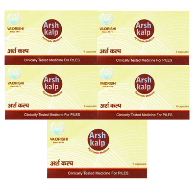 Vaid Rishi Arsh Kalp 6 Capsules Pack Of 2