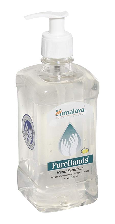 Himalaya PureHands Hand Sanitizer Lemon  500 ml pack of 2