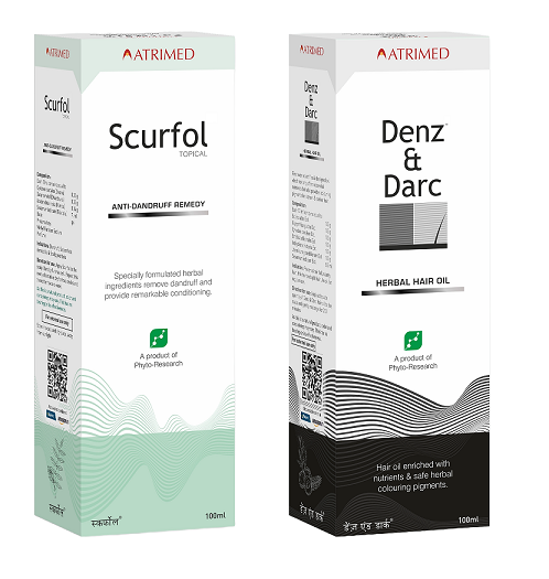 Scurfol Topical 100ml With Denz And Darc Hair Oil 100ml Combo 
