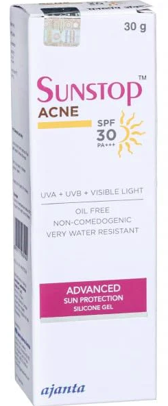 Sunstop acne spf 30 gel