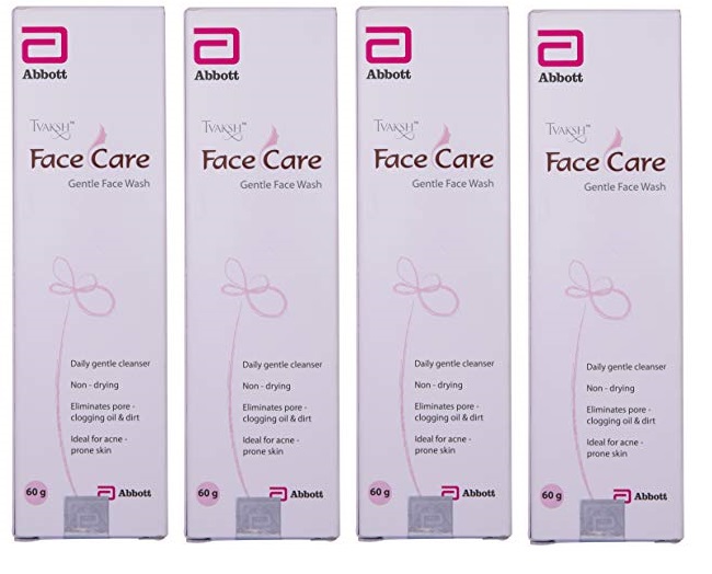 Tvaksh Face Care Gentle Face Wash 60gm Pack Of 4