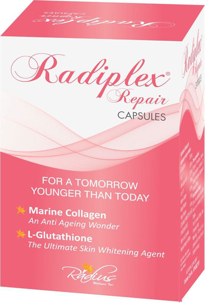 Radiplex Repair  LGlutathione with Collagen Anti Ageing Capsules