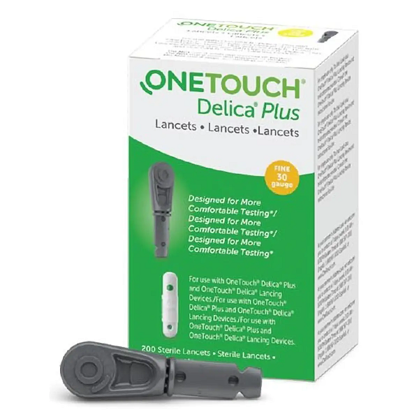 OneTouch Delica Plus Lancets 25 Count Pack Of 4