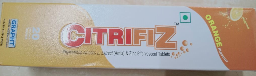 Citrifiz Vitamin C Orange Flavour 20 Tablets