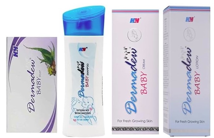 Dermadew combo(soap,cream, lotion,shampoo)