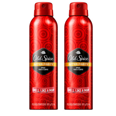 Old Spice After Party Deodorant Spray 150 ml Pack Of 2