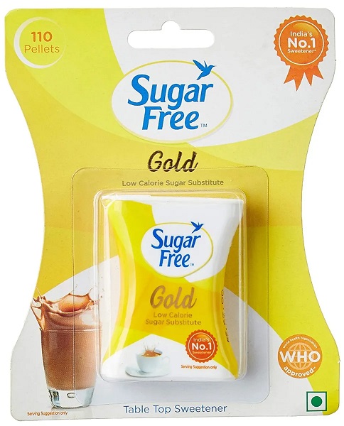 Sugar Free Gold Low Calorie Sweetener 100 Pellets Pack Of 6