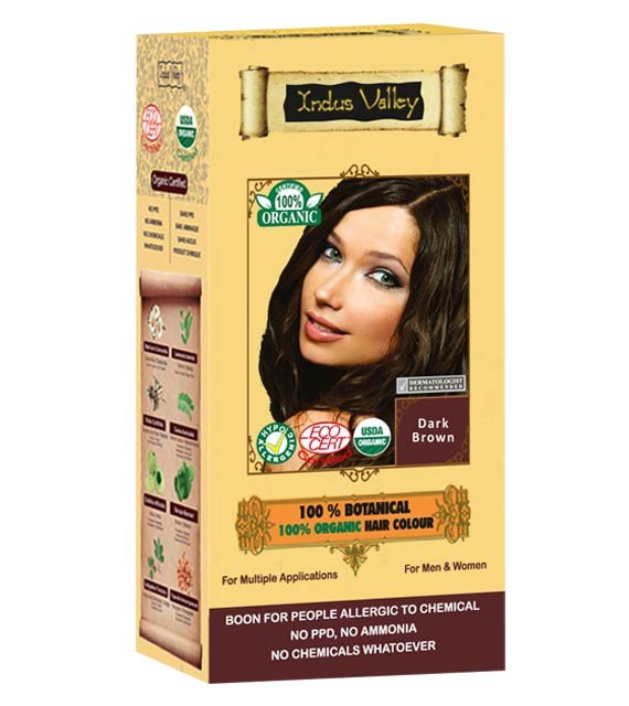 Indus Valley Organic DARK BROWN colour