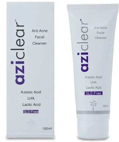 Aziclear anti acne facial cleanser