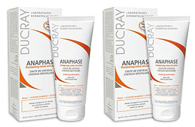 Ducray Anaphase Cream Shampoo with Hair Care Guide by Kapro 100ml Pack of 2