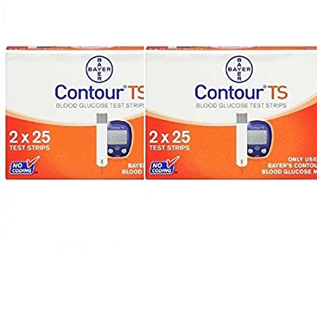 Bayer Contour Ts Test Strips 50 Count Pack of 2 Multi Color