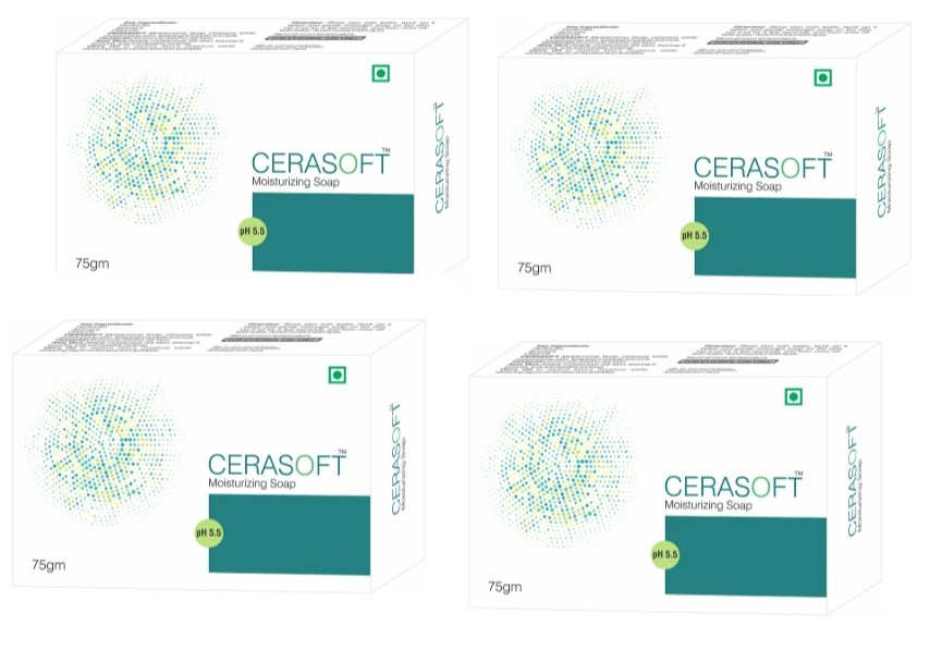 Cerasoft Soap,75g,packof 4