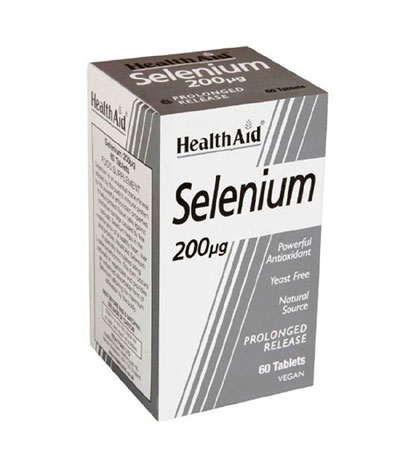 Health Aid Selenium 200mcg 60Caps