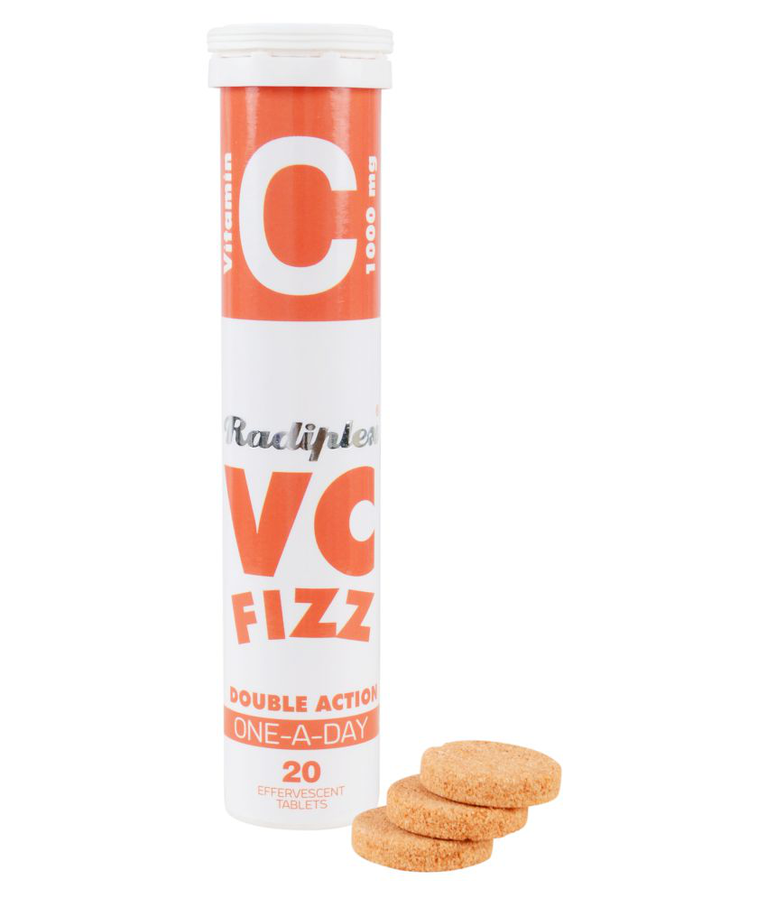 RADIPLEX VC FIZZ VITAMIN C 20 TABLETS