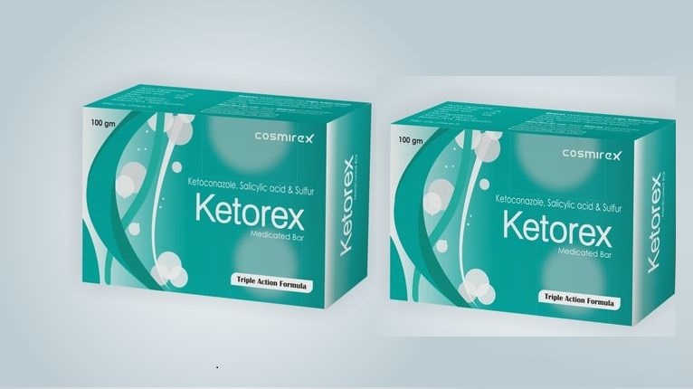 ketorex medicated soap 100gm pack of 2