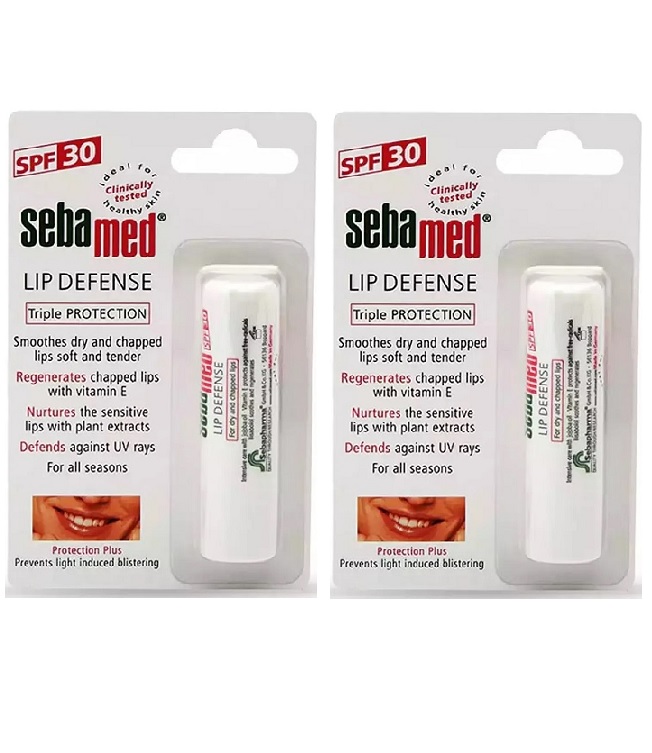 Sebamed Lip Defense Chapstick Spf 30 Lip Balm 4.8gm Pack Of 2
