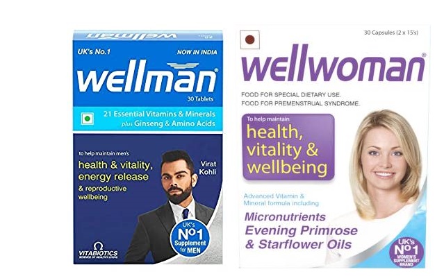 Wellman 30tablets and Wellwoman 30caps combo
