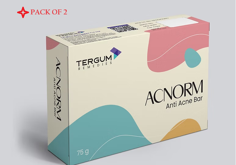 Acnorm Anti Acne Bar 75g,packof 2