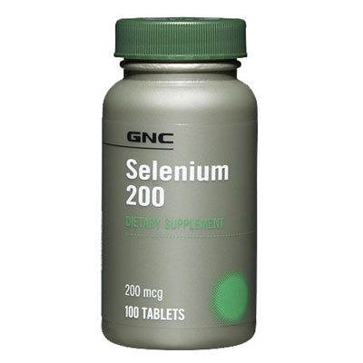 GNC Selenium 200mcg 100 vegetarian Tabs