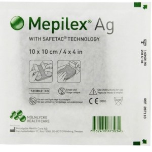 Mepilex Ag Dressing (10 x 10 cm) 287100	