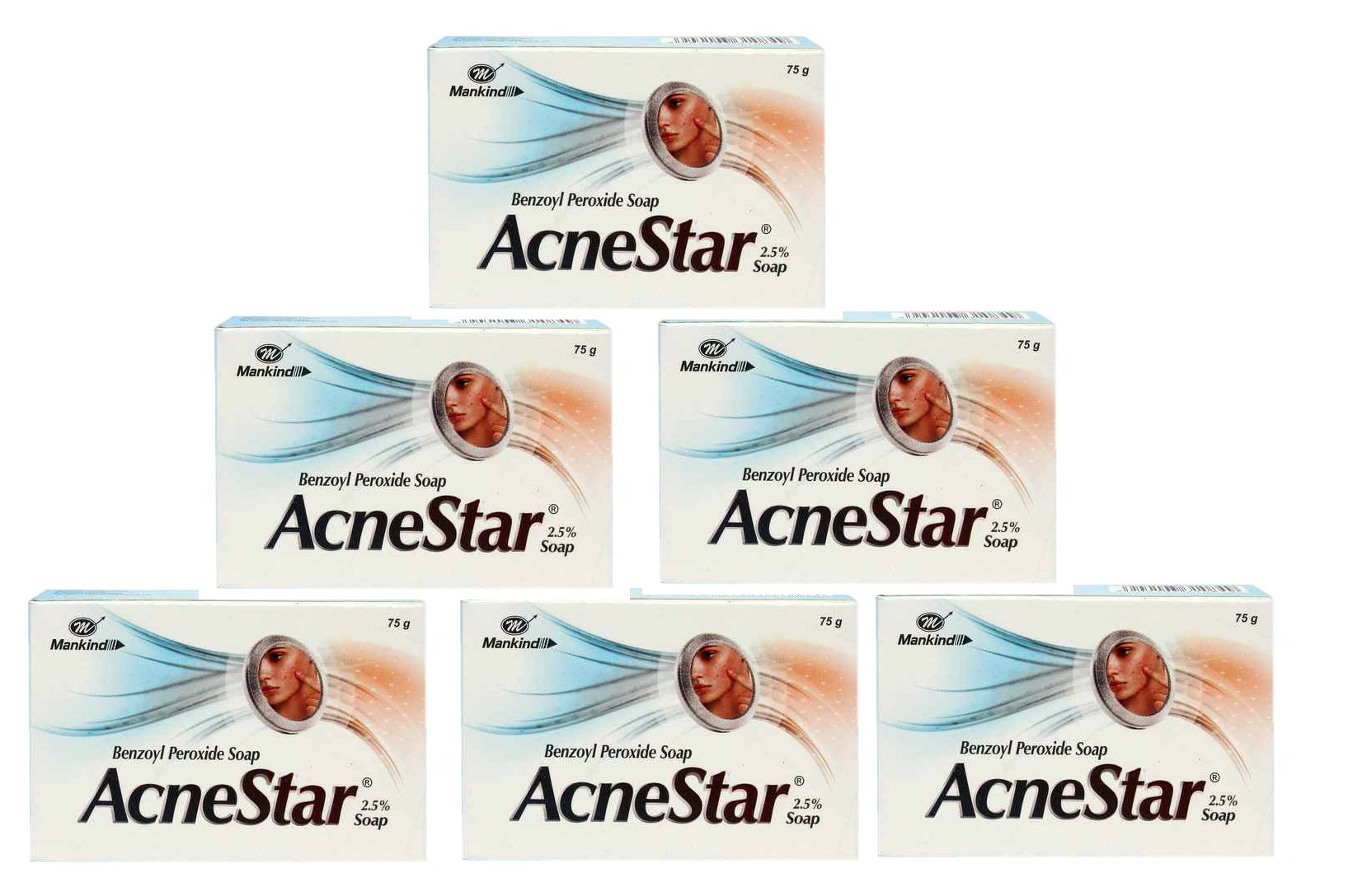 Acnestar Soap 75gm Pack Of 6