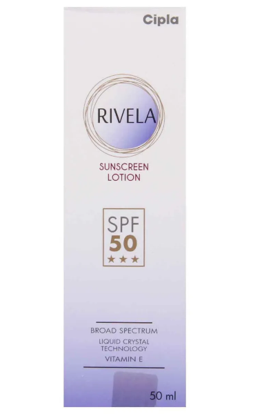 Rivela SPF 50 Sunscreen Lotion 50ml