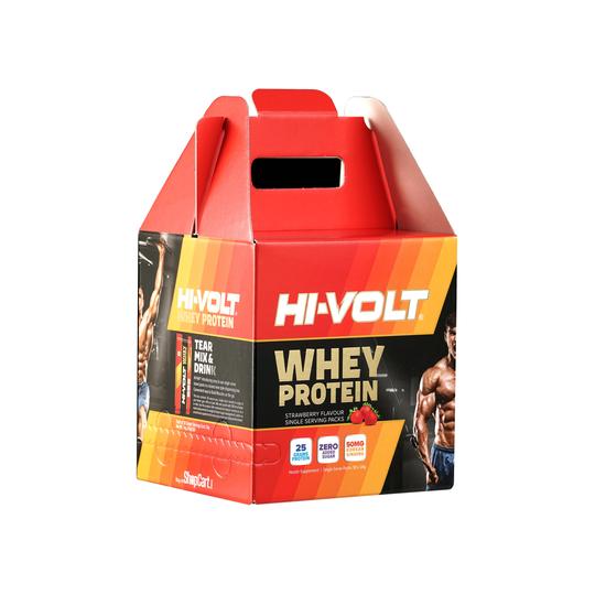 Whey Protein Hi VOLT  (Strawberry) - 34GM 30's 