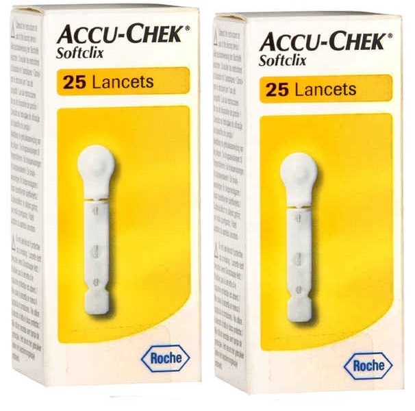 Accu Check Softclix Lancets 25 pack of 2