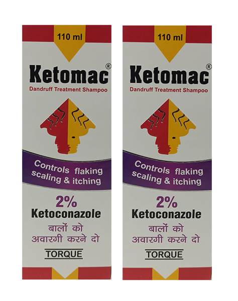 Ketomac Anti Dandruff Treatment Shampoo 110ml pack of 2