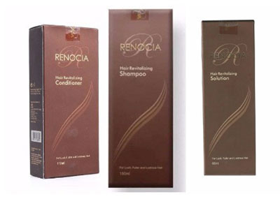 Renocia Combo pack of Shampoo conditioner and Solution