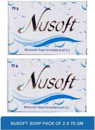 Nusoft Moisturizer Soap 75 Gm Pack Of 2