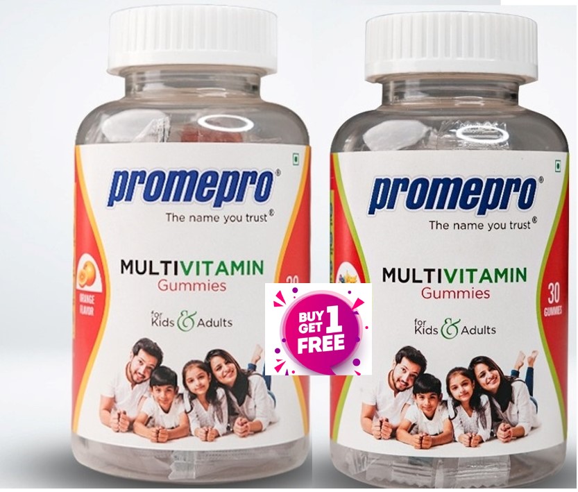 Promepro Multivitamin Gummies - Mixed fruit  Flavour, 30Gummies