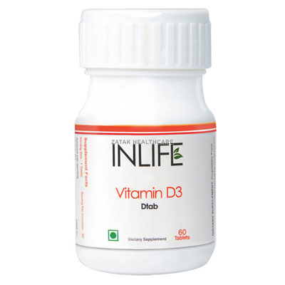Inlife Vitamin D3 Dtab 60Tablets