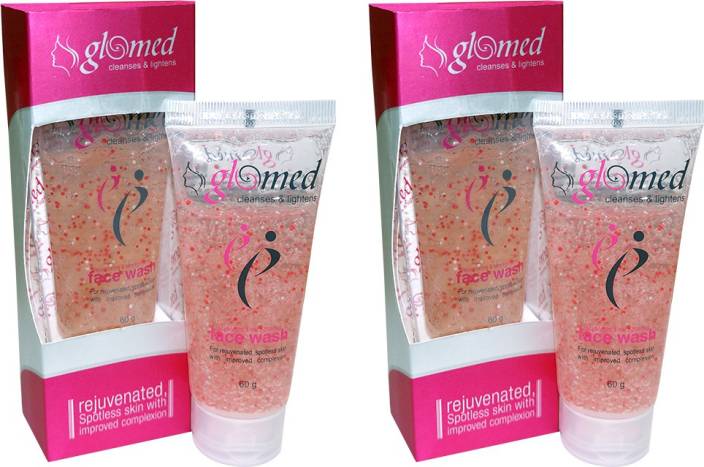 Glomed Cleansing and Skin Lightening Pack of 2 Face Wash 60 ml
