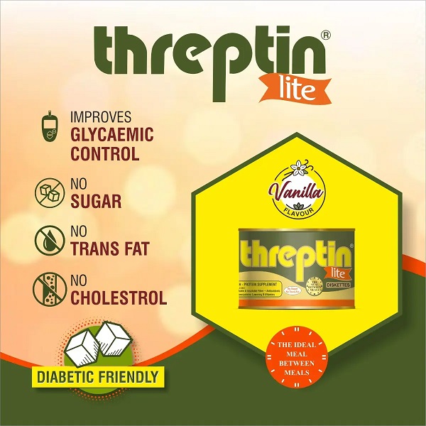 Threptin Lite High-Protein Supplement Diskette 275gm