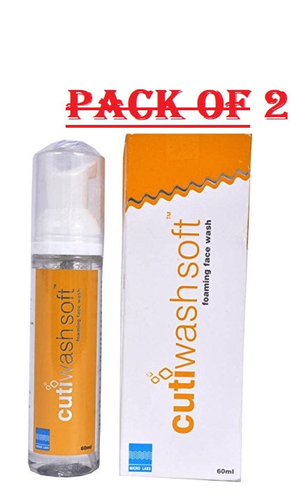 Cutiwash Soft Face Wash 60ml Pack Of 2