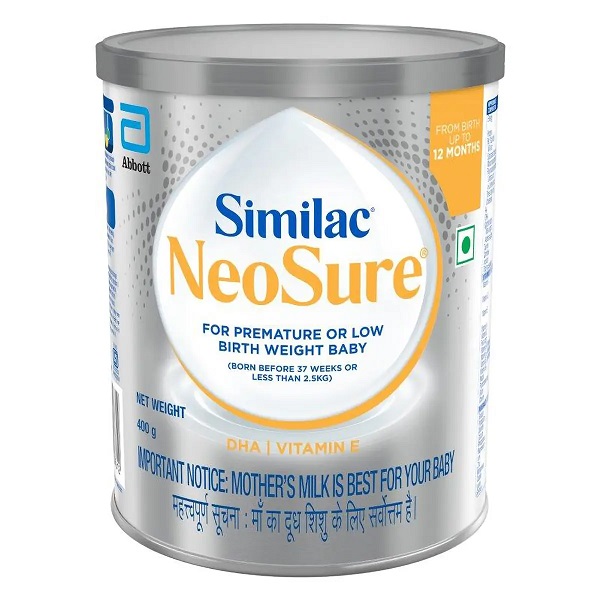 Similac Neosure Infant Formula Powder for Premature Baby (Born Before 37 Weeks) 400gm
