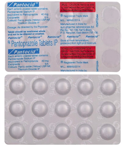 Pantocid Tablets,15's packof 1