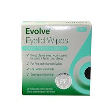 EVOLVE PURE EYELID WIPES