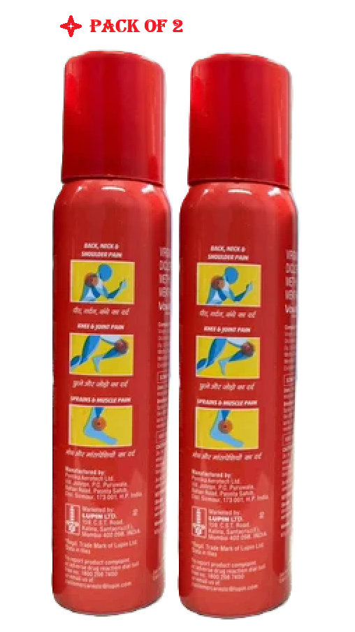 Vovilup Fast Pain Relief Spray 75g pack of 2