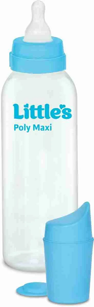 Little's Poly Maxi Blue Feeding Bottle 240ml